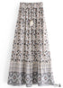Boho Skirts in Black Lisia in Midnight For Women